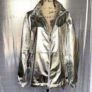 NWT Metalic Unisex Long Sleeve Jacket